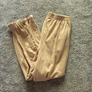Missguided Tan Jogger Sweatpants